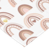 Regenboogblush Gold Baby shower Tafelkleed (Gekanteld)