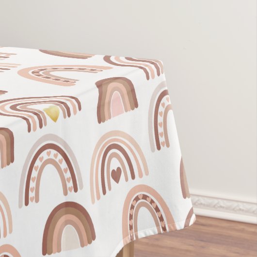 Regenboogblush Gold Baby shower  Tafelkleed (Voorbeeld)