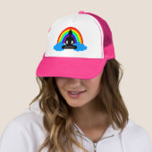 Regenboogboeddha & Mindfulness /positieve meditati Trucker Pet (In situ)