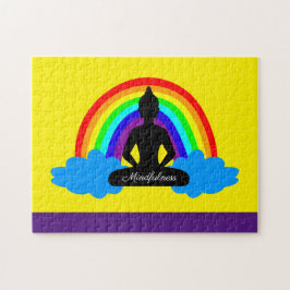 Regenboogboeddha & Mindfulness Yoga/meditatie Legpuzzel