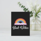 Regenboogboek Vibes Retro Book Lover (Staand voorkant)