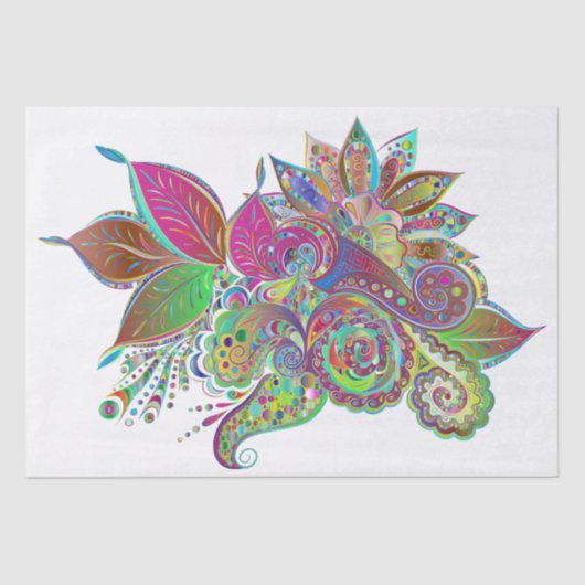 regenboogboekbindweefselpapier tissuepapier (Voorkant)