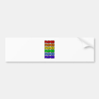 Regenboogboer Bumpersticker
