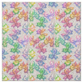 Regenboogbogen en stippen van polka stof (Swatch)