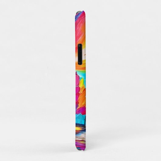 Regenboogbomen: levendig bos Case-Mate iPhone case (Achterkant/rechts)