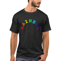 Regenboogboog Word T-Shirt