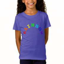 Regenboogboog Word T-Shirt (Kind)