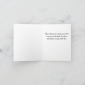 Regenboogboom Dank u wel Bedankkaart (Binnen)