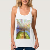 regenboogboom-Inspirerend Tanktop (Voorkant)