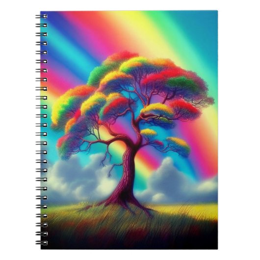 Regenboogboom Notitieboek (Voorkant)