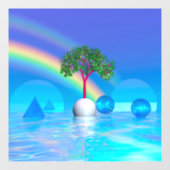 Regenboogboom Raamsticker (Vel)