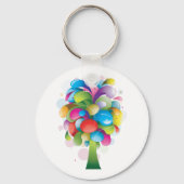 Regenboogboom Sleutelhanger (Achterkant)