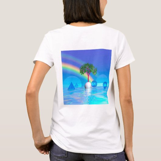 Regenboogboom T-shirt (Achterkant)