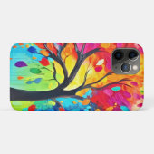 Regenboogboom van het leven schilderen Case-Mate iPhone case (Achterkant (horizontaal))