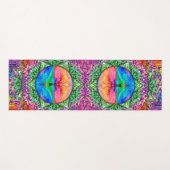 Regenboogboom van het leven yogamat (Voorkant (horizontaal))