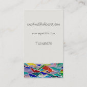 Regenboogboom Visitekaartje (Achterkant)