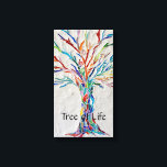 Regenboogboom voor meerkleurige mozaïeken van het  canvas afdruk<br><div class="desc">Dit decoratieve canvas bevat een afbeelding van een regenbooggekleurde mozaïekboom. Helder en vrolijk dat het veel verschillende interieurs aanpast en een speciaal cadeau doet. Ik maakte het originele ontwerp in mozaïek met kleine fragmenten van helder gekleurd glas dat op een bleke grijze pleisterachtergrond werd geplaatst. U kunt dit canvas aanpassen...</div>