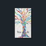 Regenboogboom voor meerkleurige mozaïeken van het  canvas afdruk<br><div class="desc">Dit decoratieve canvas bevat een afbeelding van een regenbooggekleurde mozaïekboom. Helder en vrolijk dat het veel verschillende interieurs aanpast en een speciaal cadeau doet. Ik maakte het originele ontwerp in mozaïek met kleine fragmenten van helder gekleurd glas dat op een bleke grijze pleisterachtergrond werd geplaatst. U kunt dit canvas aanpassen...</div>