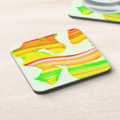 Regenboogborstel Bier Onderzetter (Linkerzijde)