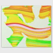 Regenboogborstel Cadeaupapier (Vlak)