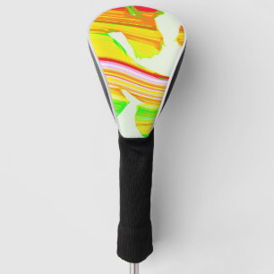 Regenboogborstel Golfheadcover
