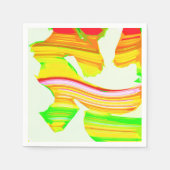 Regenboogborstel Servet (Voorkant)