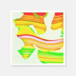 Regenboogborstel Servet