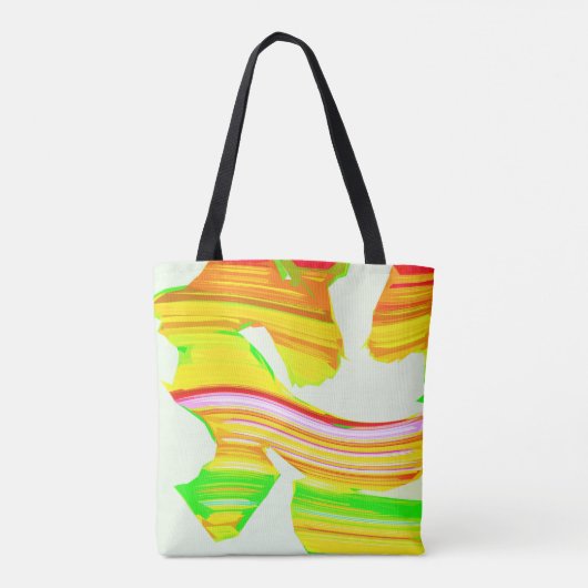 Regenboogborstel Tote Bag (Achterkant)