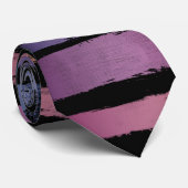 Regenboogborstelstreken LGBTQ ID656 Stropdas (Opgerold)