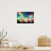Regenboogbos beloofde land poster (Keuken)