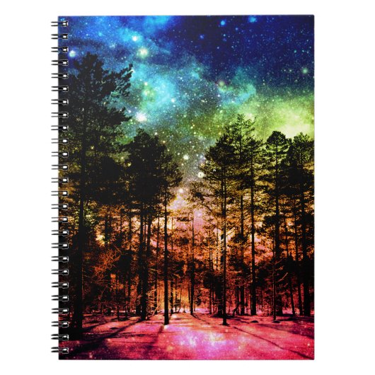 Regenboogbos Notitieboek (Voorkant)