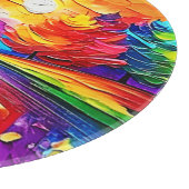 Regenboogbos Zonsondergang Droombeelden Snijplank (Hoek)