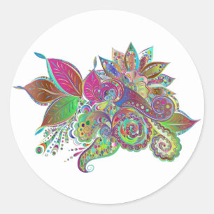 regenboogbouquet stickers