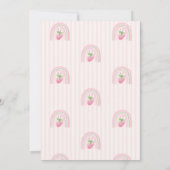 Regenboogbraam Stripe Hallo Little One Kaart (Achterkant)