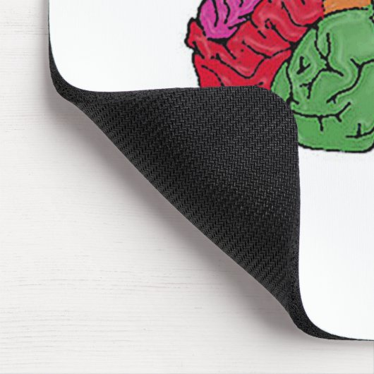 Regenboogbrain Muismat (Hoek)