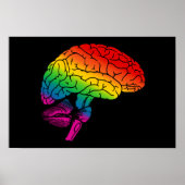 Regenboogbrain Poster (Voorkant)