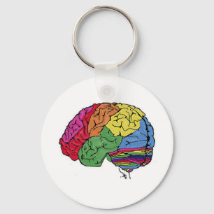 Regenboogbrain Sleutelhanger