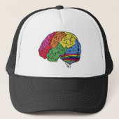 Regenboogbrain Trucker Pet (Voorkant)