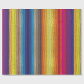 Regenboogbrei-Mexicaans omslagpapier Cadeaupapier (Vlak)