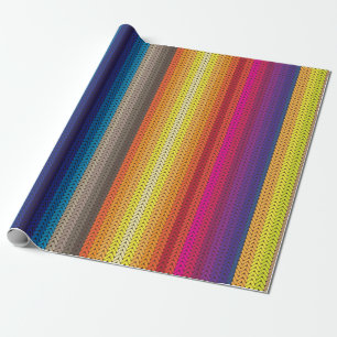 Regenboogbrei-Mexicaans omslagpapier Cadeaupapier