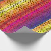 Regenboogbrei-Mexicaans omslagpapier Cadeaupapier (Hoek)