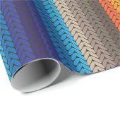 Regenboogbrei-Mexicaans omslagpapier Cadeaupapier (Rol Hoek)