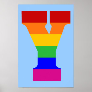 Regenboogbrief Y Poster