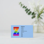 Regenboogbrief Z Visitekaartje (Staand voorkant)