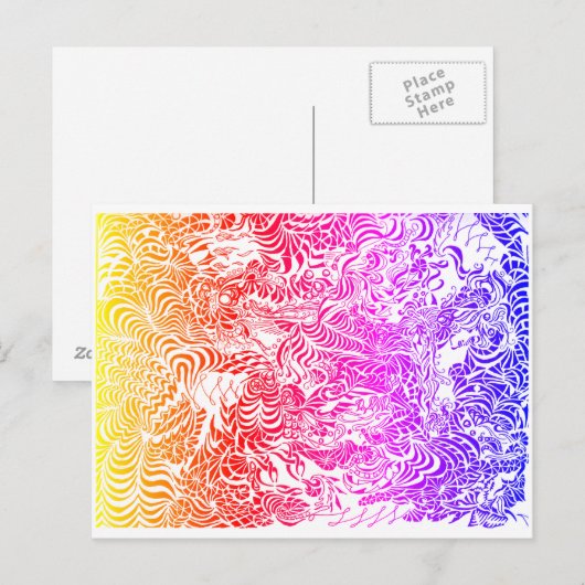 RegenboogBriefkaart Briefkaart (Voorkant / Achterkant)