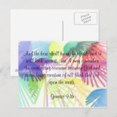 regenboogbriefkaart briefkaart (Voorkant / Achterkant)