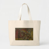 regenboogbrite grote tote bag (Voorkant)