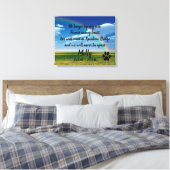 Regenboogbrug Canvas Afdruk (Insitu (Slaapkamer))