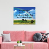 Regenboogbrug Canvas Afdruk (Insitu (Woonkamer))