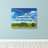 Regenboogbrug Canvas Afdruk (Insitu (Houten vloer))